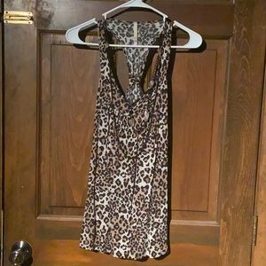 Cheetah print blouse